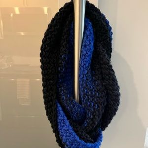 Anthropologie Blue Gradient Infinity Scarf